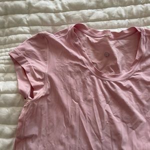pink lululemon athletic top